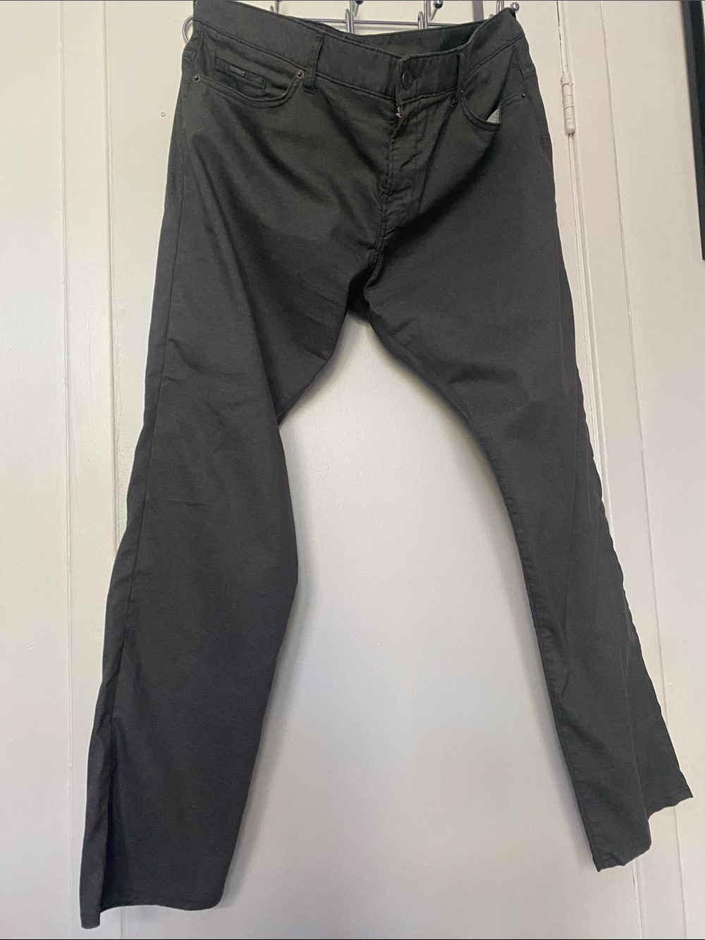 Hugo Boss Charcoal Gray Men’s Chino Pants